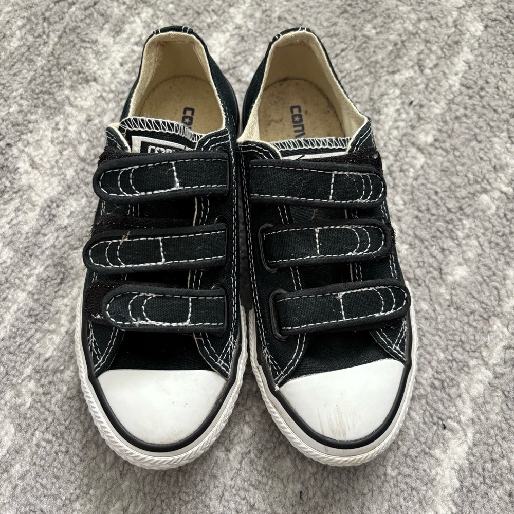 Converse Kids Black and White Sneakers